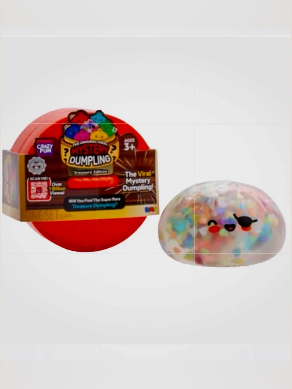 RMS Crazy Fun Mystery Dumpling TREASURE EDITION 🪎❤️ Red -  Viral Squishy Toy NEW